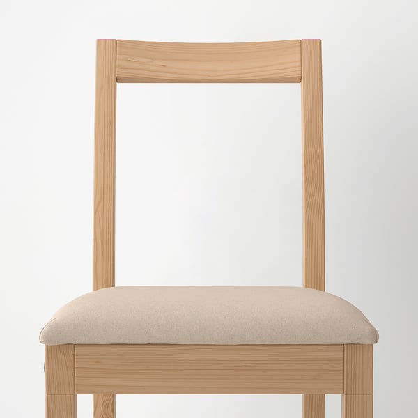 PINNTORP chair, light brown stained/Katorp natural, 41x83x49 cm