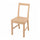PINNTORP chair, light brown stained, 40x83x49 cm