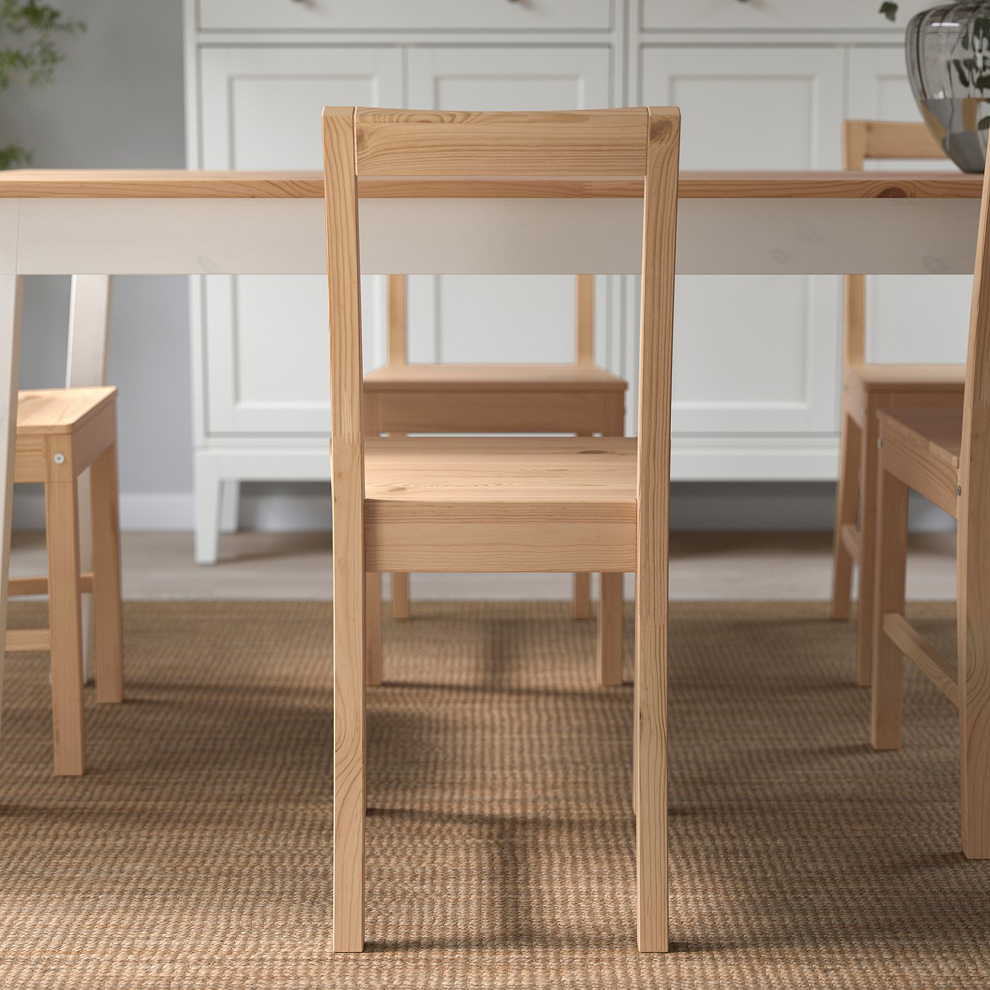 PINNTORP chair, light brown stained