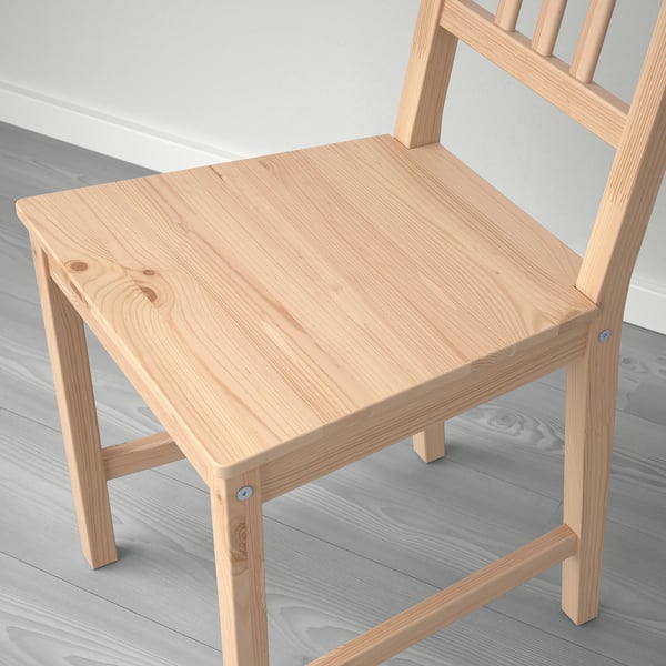 PINNTORP chair, light brown stained, 42x90x49 cm