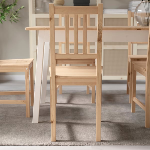PINNTORP chair, light brown stained, 42x90x49 cm