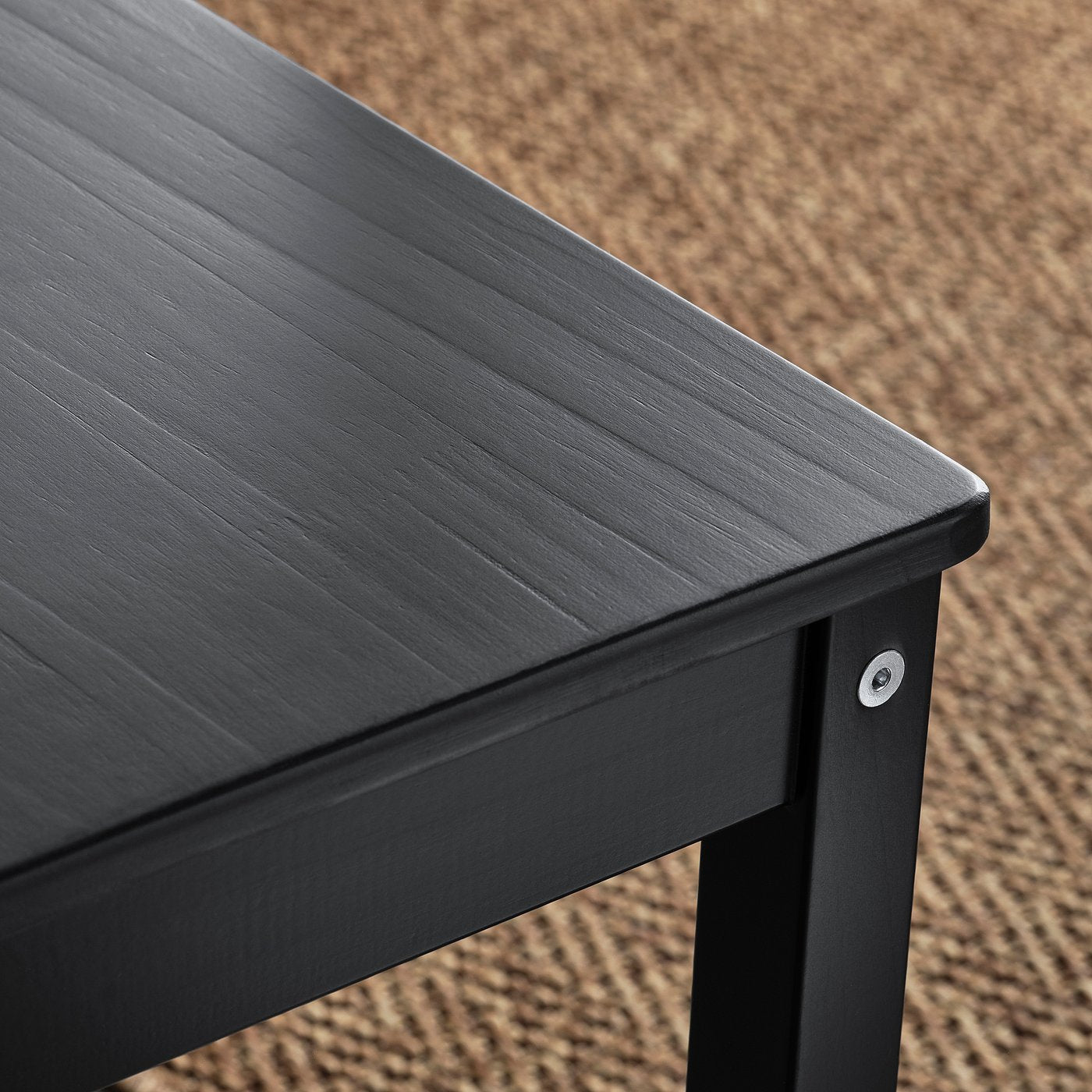 PINNTORP chair, black stained/pine, 42x90x49 cm