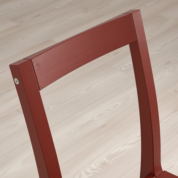 PINNTORP chair, red stained, 40x83x49 cm