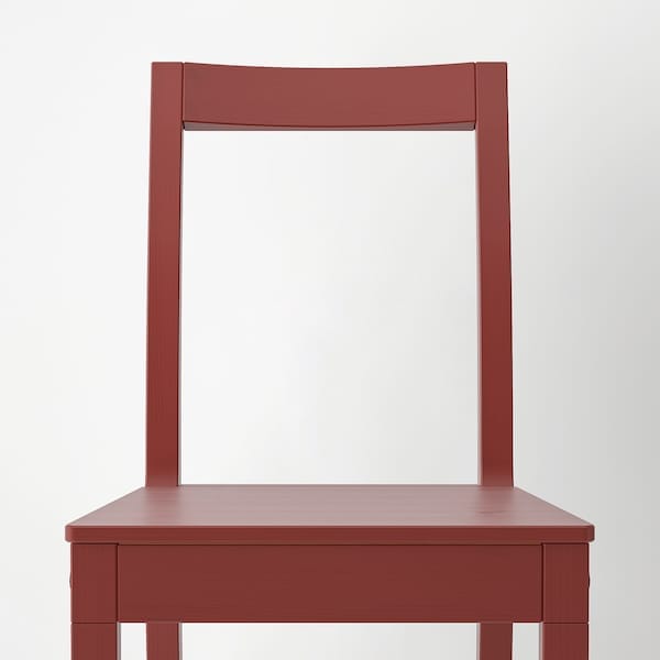 Ikea PINNTORP - Chair, red stained