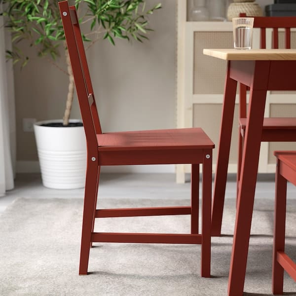 Ikea PINNTORP - Chair, mordant red