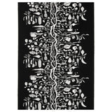PIPDÅN pre-cut fabric, black/white, 150x300 cm