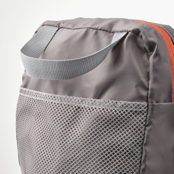 PIVRING - Backpack, light grey, 24x8x34 cm/9 l