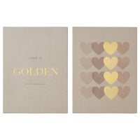 PJÄTTERYD - Picture, golden love, 30x40 cm
