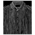 PJÄTTERYD picture, striped shirt, 40x50 cm