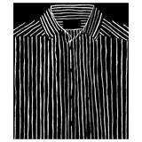 PJÄTTERYD picture, striped shirt, 40x50 cm