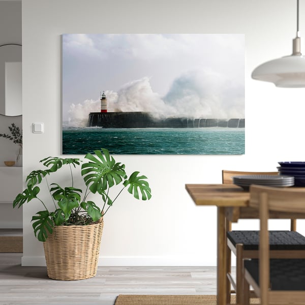 PJÄTTERYD - Canvas, lighthouse,118x78 cm