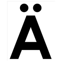 PJÄTTERYD picture, Scandinavian letter, 40x50 cm