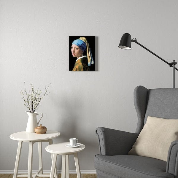 Ikea PJÄTTERYD - Picture, girl with a pearl earring , 2, 30x40 cm