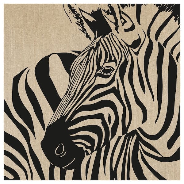 PJÄTTERYD - PJÄTTERYD Picture, rustic zebra, 56x56 cm