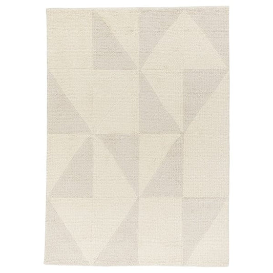 Ikea PLANKORSNING - Rug, low pile, grey/beige, 170x240 cm