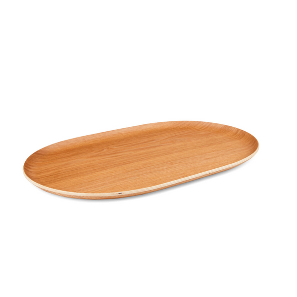 ASH OVAL Natural tray, W 25 x L 40 cm