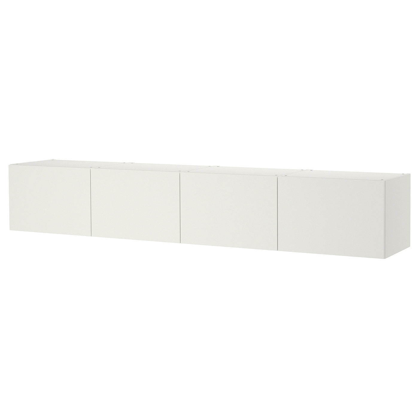 PLATSA wall storage combination, white Fonnes/white, 240x42x40 cm