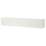 PLATSA wall storage combination, white Fonnes/white, 240x42x40 cm