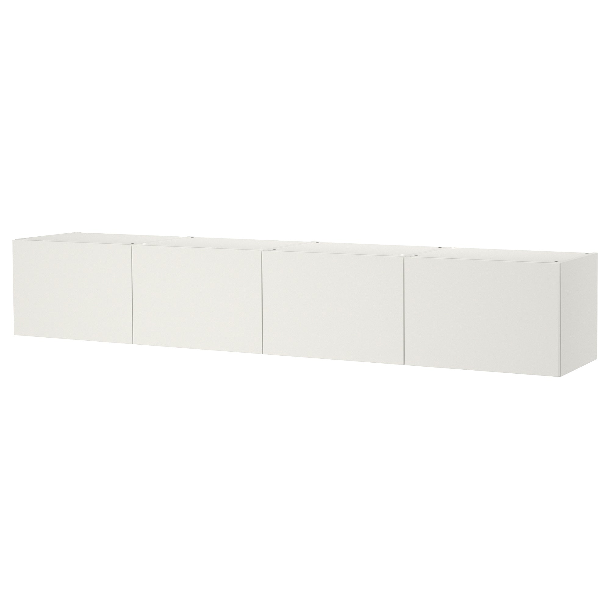 PLATSA wall storage combination, white Fonnes/white, 240x42x40 cm