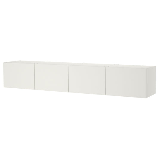 PLATSA wall storage combination, white Fonnes/white, 240x42x40 cm