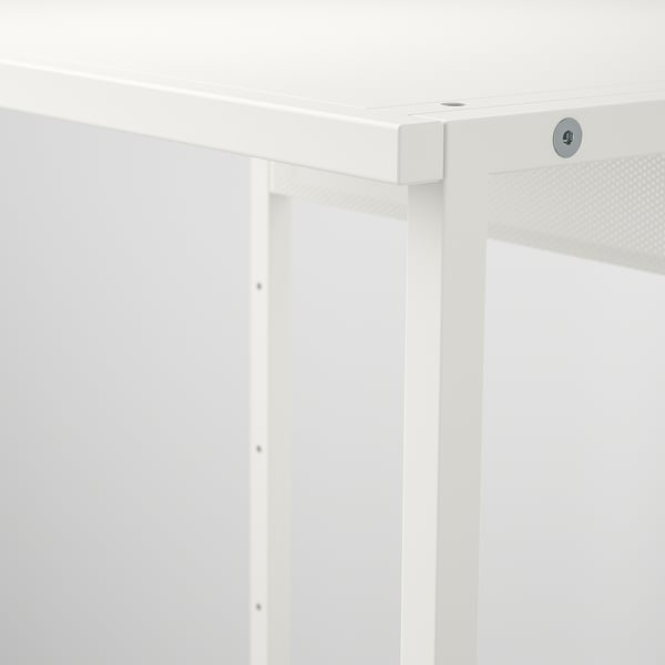 PLATSA open clothes hanging unit, white, 80x40x180 cm