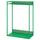 PLATSA open clothes hanging unit, green, 80x40x120 cm