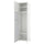 PLATSA wardrobe with 2 doors, white STRAUMEN mirror glass/FONNES white, 60x57x251 cm