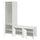 PLATSA wardrobe with 3 doors, white/Sannidal white, 180x57x191 cm