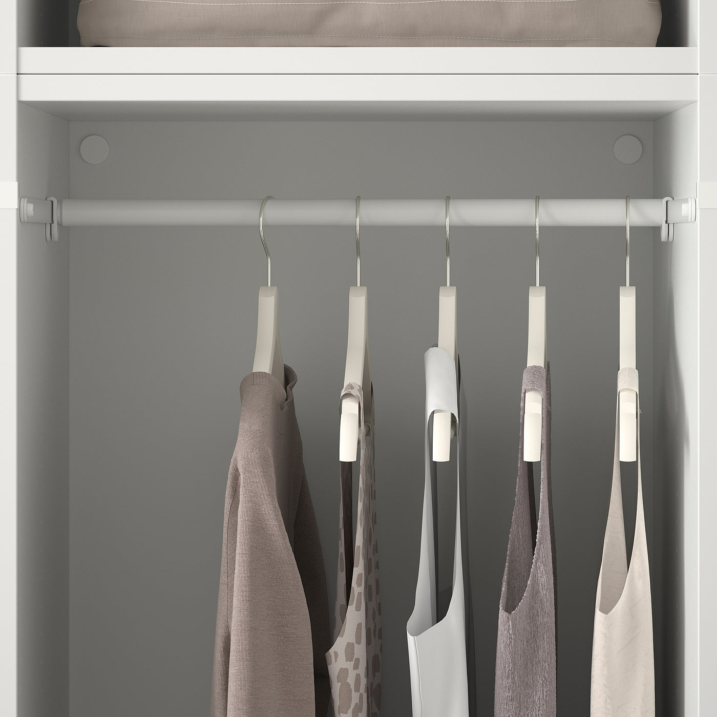 PLATSA wardrobe with 5 doors, white/Kalbåden lively pine effect, 180x57x241 cm
