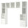 PLATSA wardrobe with 7 doors+6 drawers, white/Sannidal white, 300x42x241 cm