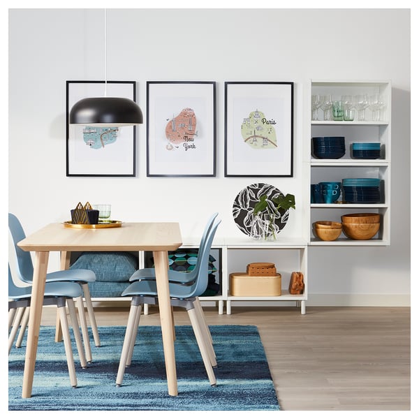 PLATSA cabinet, white/Fonnes white, 180x42x113 cm