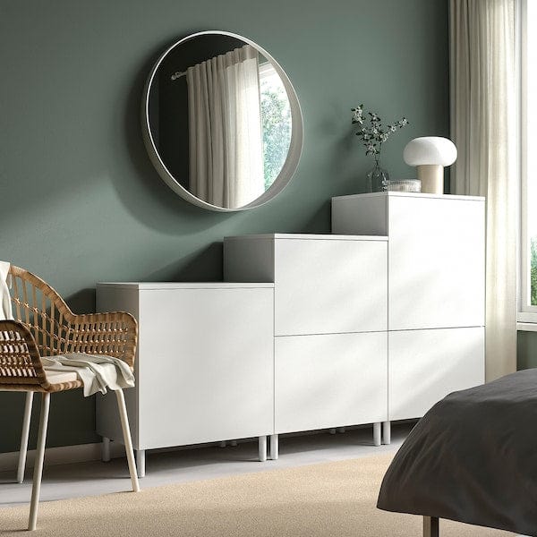 Ikea PLATSA - Cabinet, white/Fonnes white, 180x42x113 cm