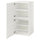 PLATSA storage combination with doors, white/Fonnes white, 60x57x123 cm