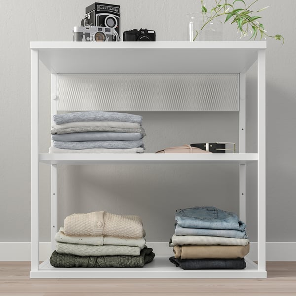 PLATSA - PLATSA Open shelving unit, white, 60x40x60 cm