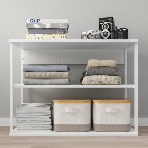 PLATSA - PLATSA Open shelving unit, white, 80x40x60 cm