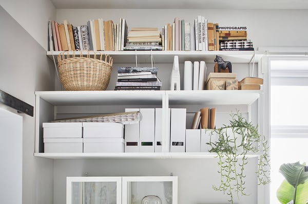 PLATSA - Open shelving unit, white, 80x40x40 cm