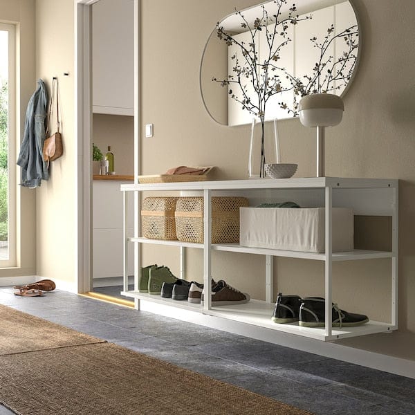 Ikea PLATSA - Open shelving unit, white, 160x40x63 cm