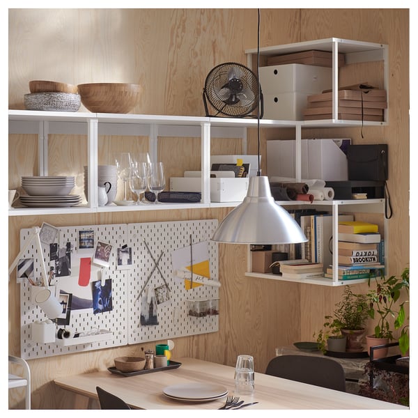 PLATSA open shelving unit, white, 80x40x40 cm