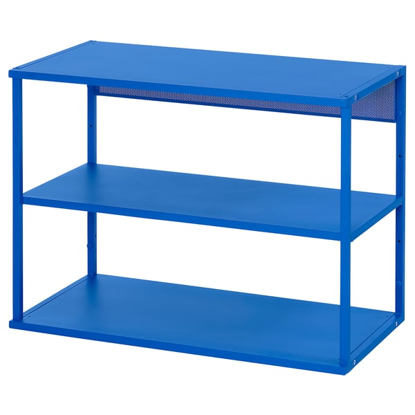 PLATSA open shelving unit, blue