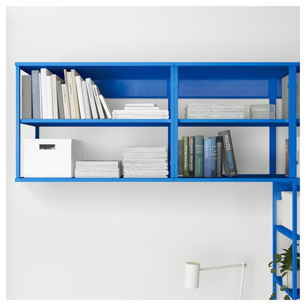 PLATSA open shelving unit, blue
