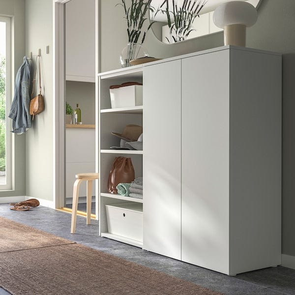 Ikea PLATSA - Shoe cabinet/storage, white/Fonnes white, 140x42x123 cm