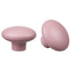 PLOCKAR knob, pale pink, 49 mm, 2 pack