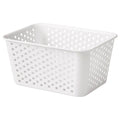 PLOGSVÄNG storage basket, white, 15x20x10 cm
