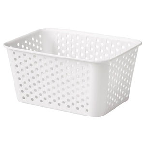PLOGSVÄNG storage basket, white, 15x20x10 cm