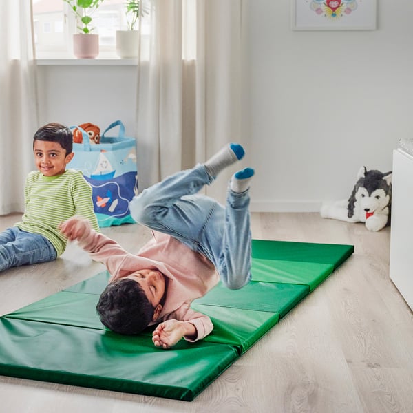 PLUFSIG - PLUFSIG Folding gym mat, green, 78x185 cm