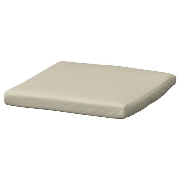 POÄNG footstool cushion, Glose eggshell, 50x55 cm
