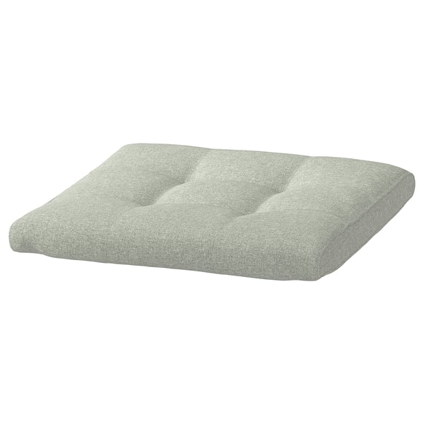 POÄNG footstool cushion, Gunnared light green, 55x50 cm