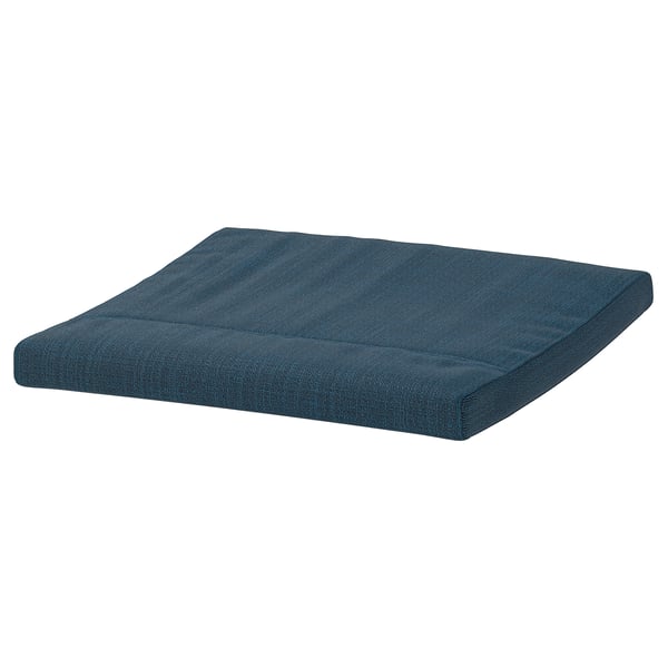 POÄNG footstool cushion, Hillared dark blue, 53x60 cm