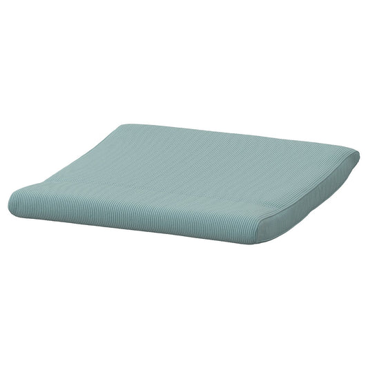 POÄNG footstool cushion, Kelinge grey-blue, 52x56 cm