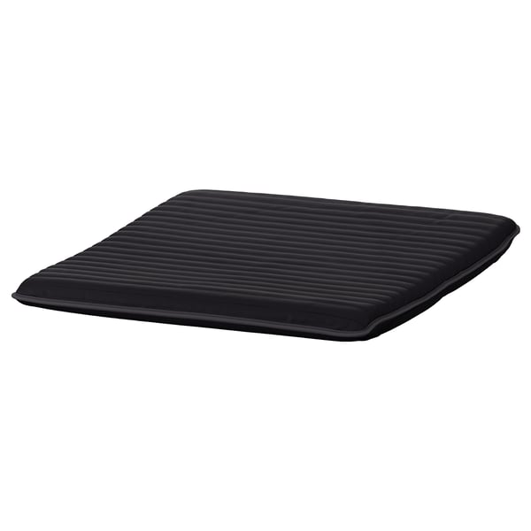 POÄNG footstool cushion, Knisa black, 59x55 cm